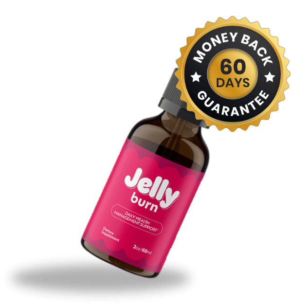 JellyBurn metabolism support supplement bottles